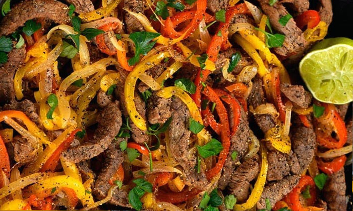 kuliner meksiko fajitas