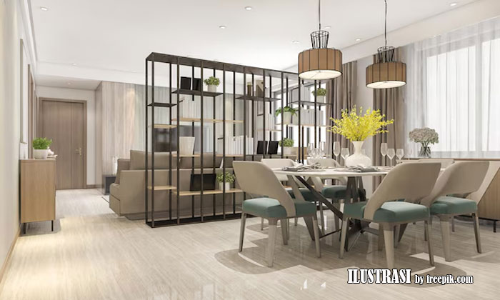 dekorasi interior rumah dengan sentuhan modern